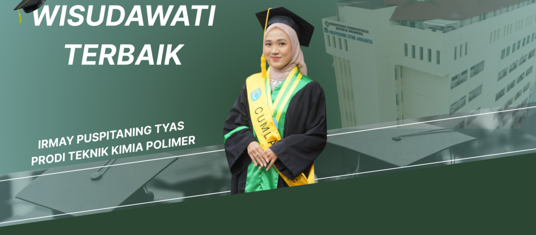 Irmay Puspitaning Tyas Wisudawati Terbaik Prodi TKP Politeknik STMI Jakarta 2025 dengan IPK 3,87